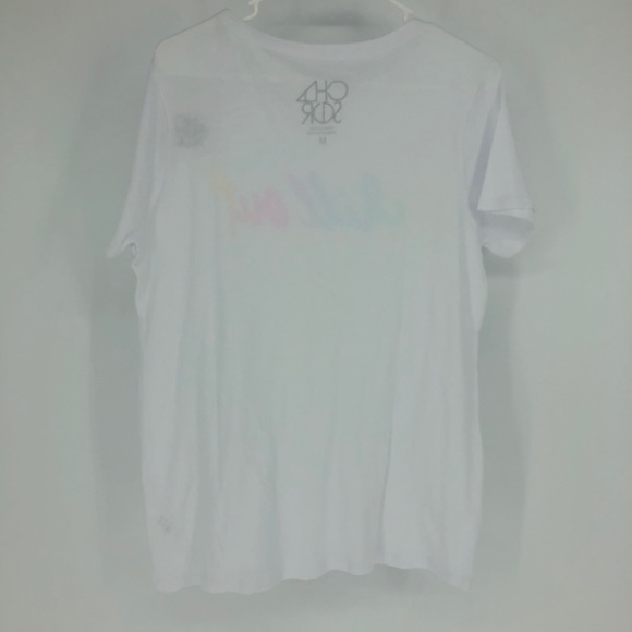 CHASER NWT CHILL OUT T-SHIRT MULTICOLOR WHITE TEE - Picture 3 of 6